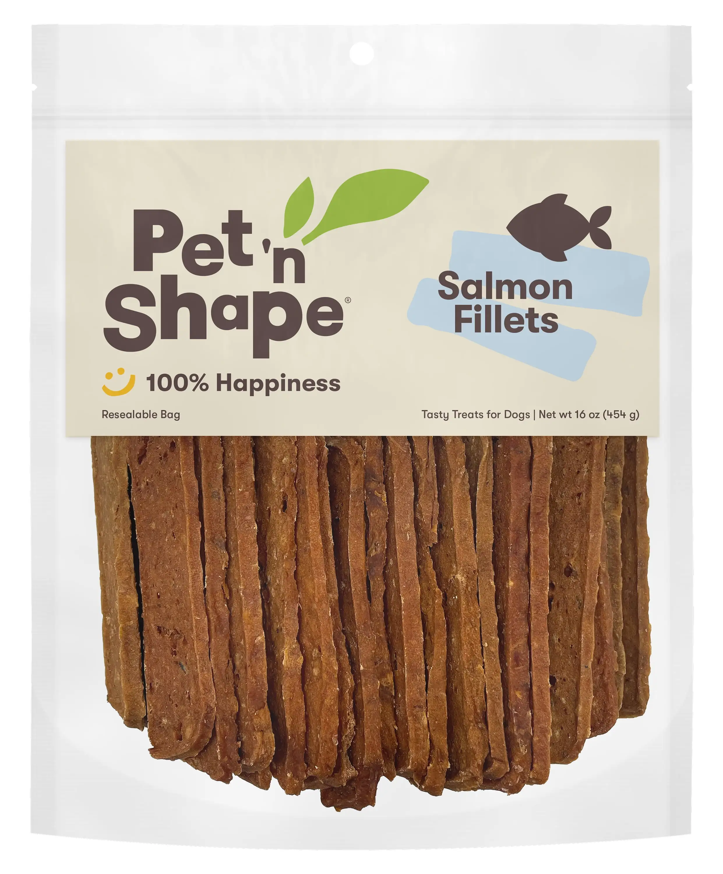 Pet 'n Shape Salmon Fillets. 16 oz - Healthy. Protein Rich Treats for Dogs