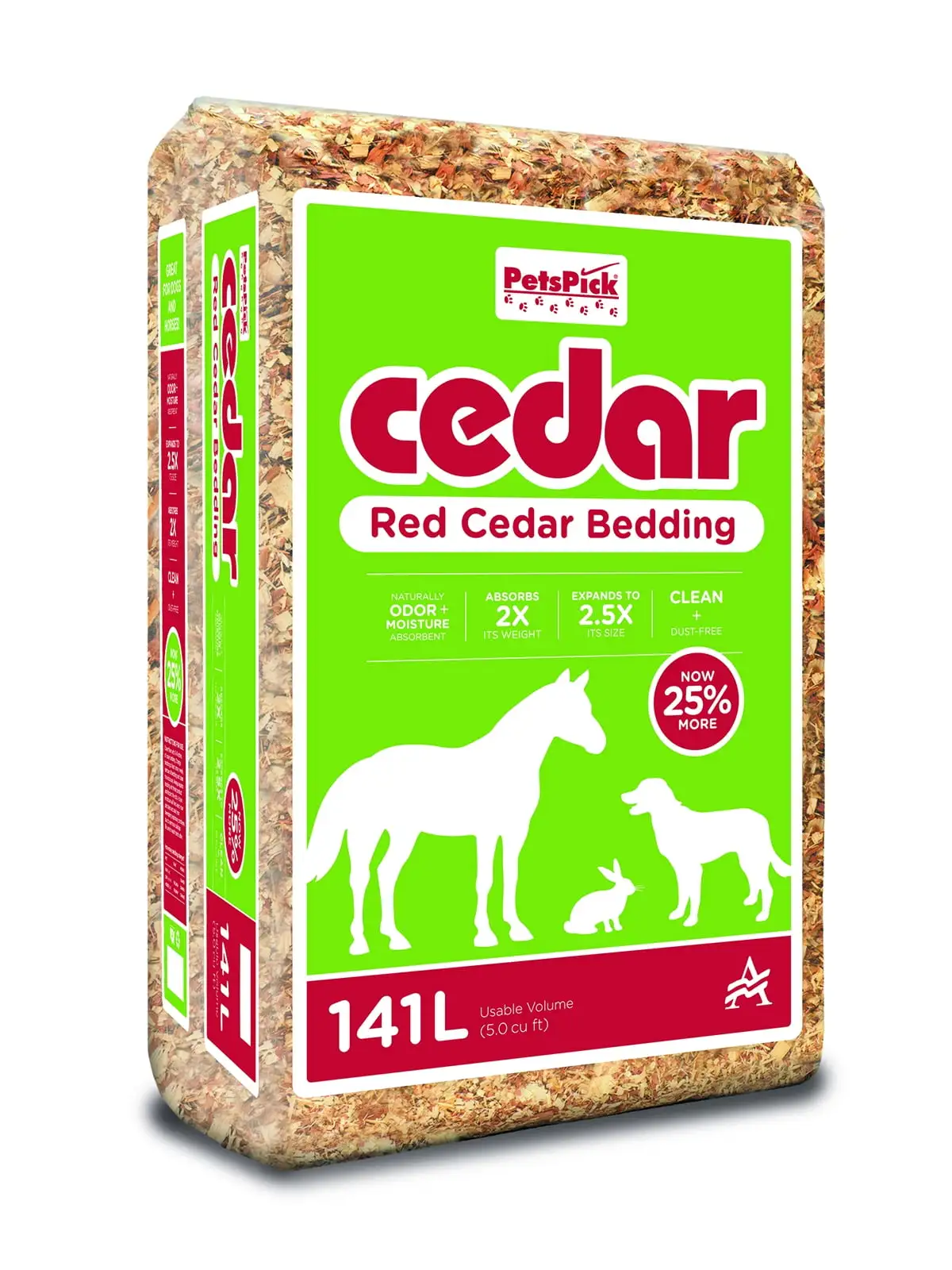 Pet's Pick Cedar Bedding. 5.0 cu ft