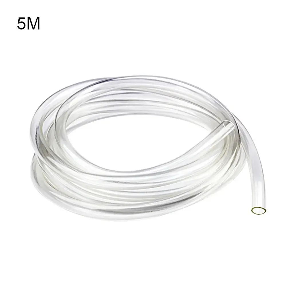 PetEquip Aquarium Air Line Tubing Clear PVC Hosing Pipe Elastic Silicone Hose for Fish Tank Oxygen Pump 5m