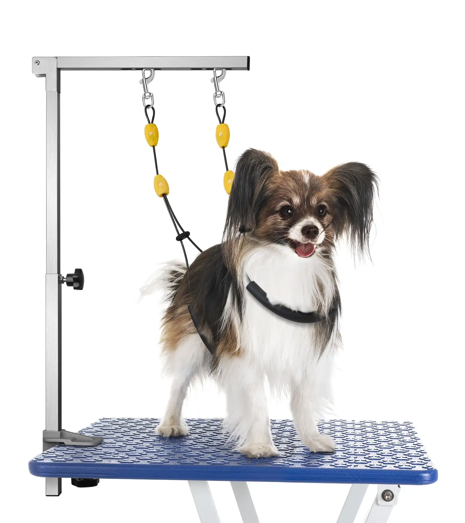 Petbobi Dog Grooming Arm with Clamp Adjustable Pet Grooming Table Arm with Loop Noose for Small Dog