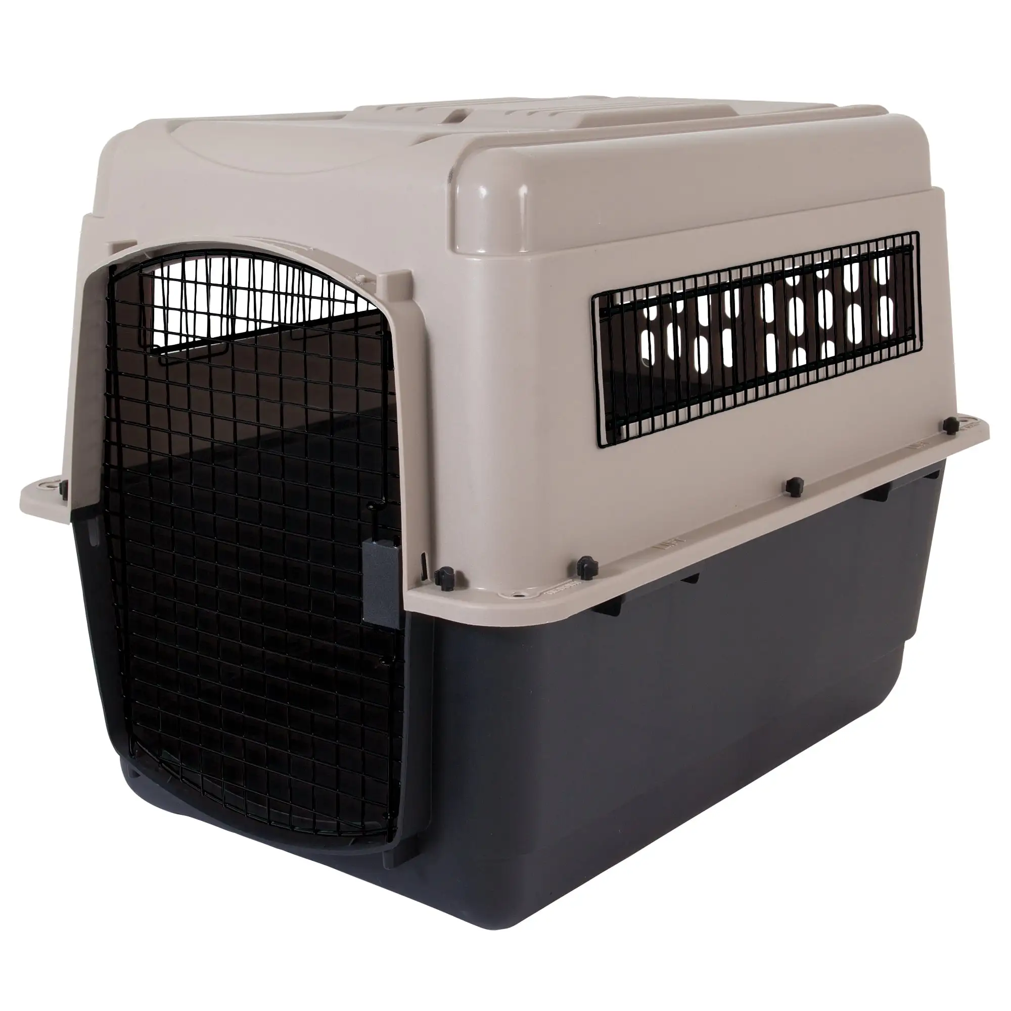 Petmate? Ultra Vari Plastic Travel Dog Kennel 36 for Medium to Large Pets 50-70 lbs. Taupe/Black