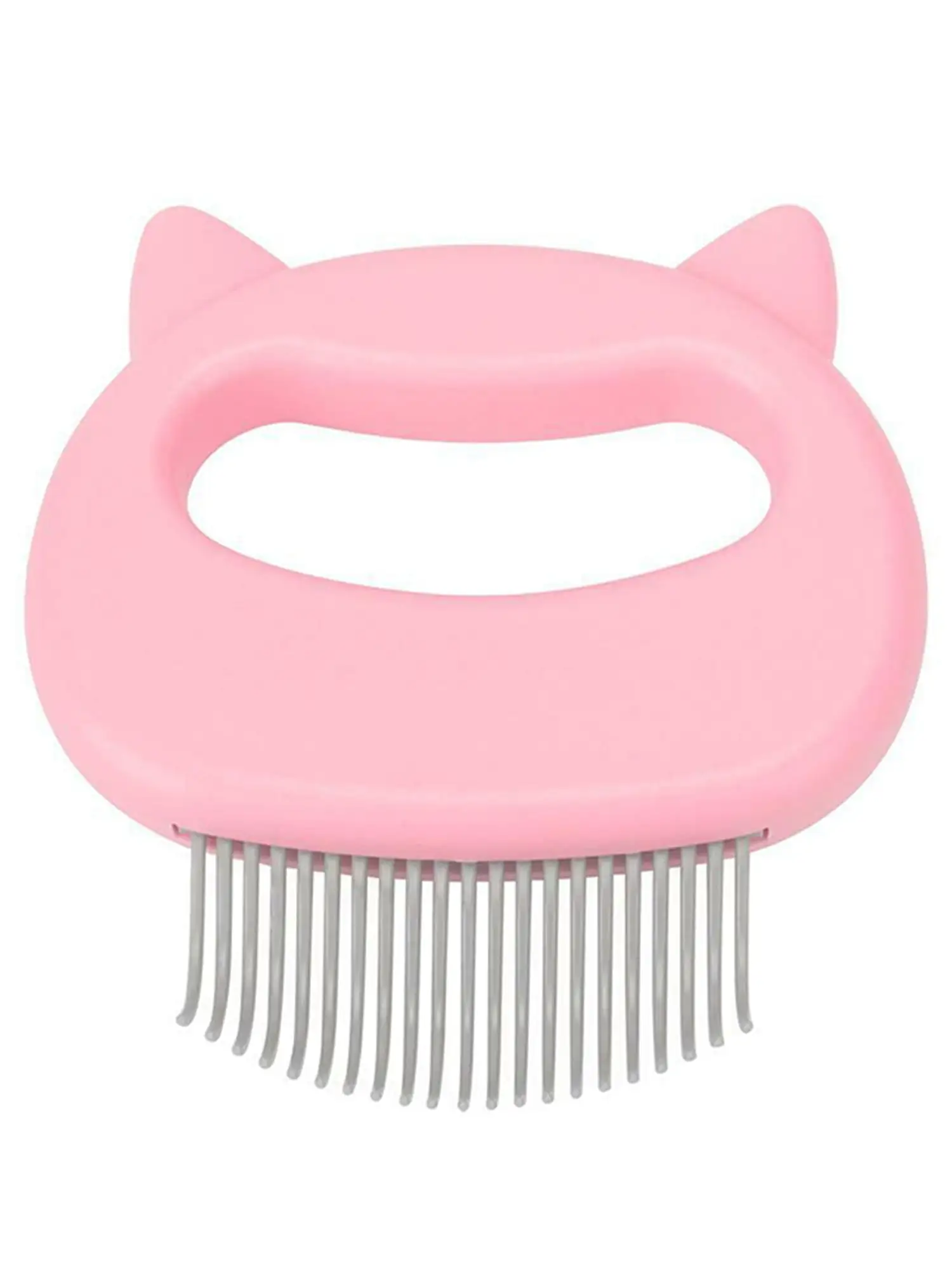 Pets Cat Dog Massage Shell Comb Grooming Hair Removal Shedding Cleaning Brush