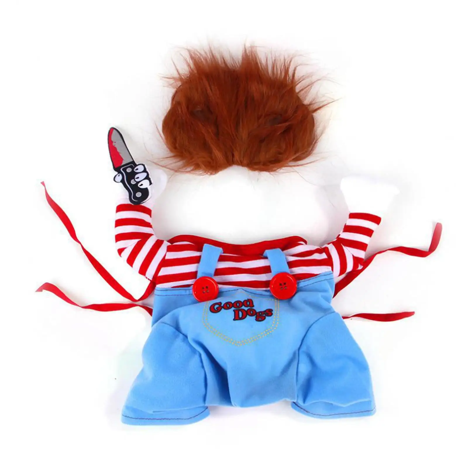 Pets Dogs Costume Party Chucky Halloween Cosplay Poppy Fancy Dress Jumpsuits Z4A1