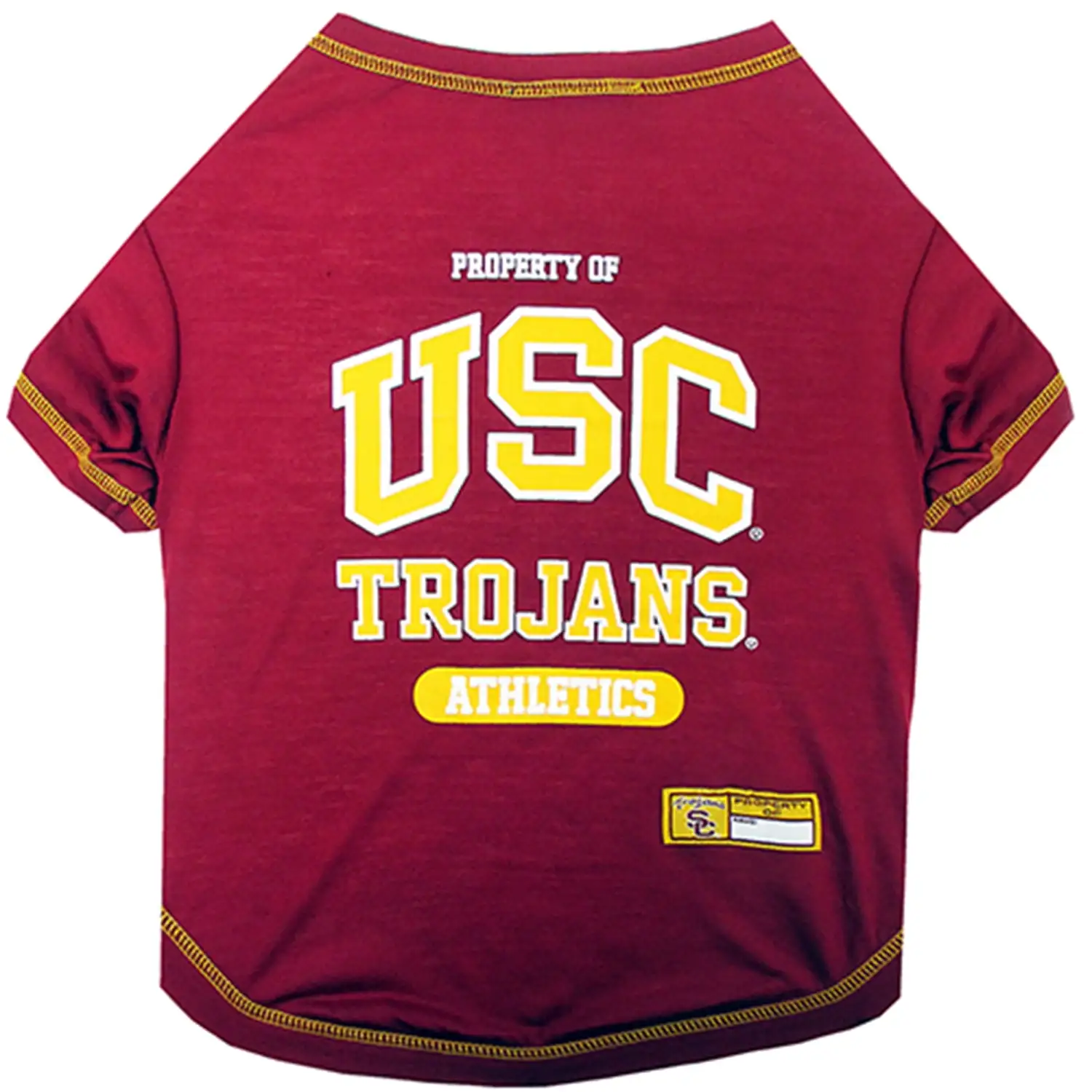 Pets First Collegiate USC Trojans Pet Dog T-Shirt in 5 Sizes - Medium