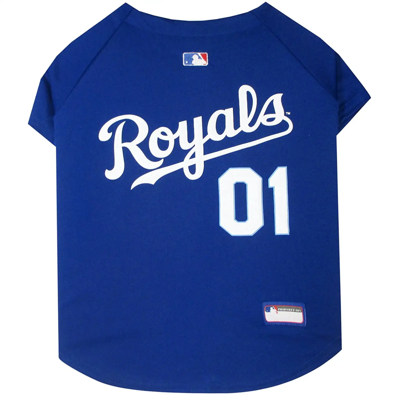 Pets First MLB Kansas City Royals Mesh Jersey for Dogs and Cats - Licensed Soft Poly-Cotton Sports Jersey - Medium