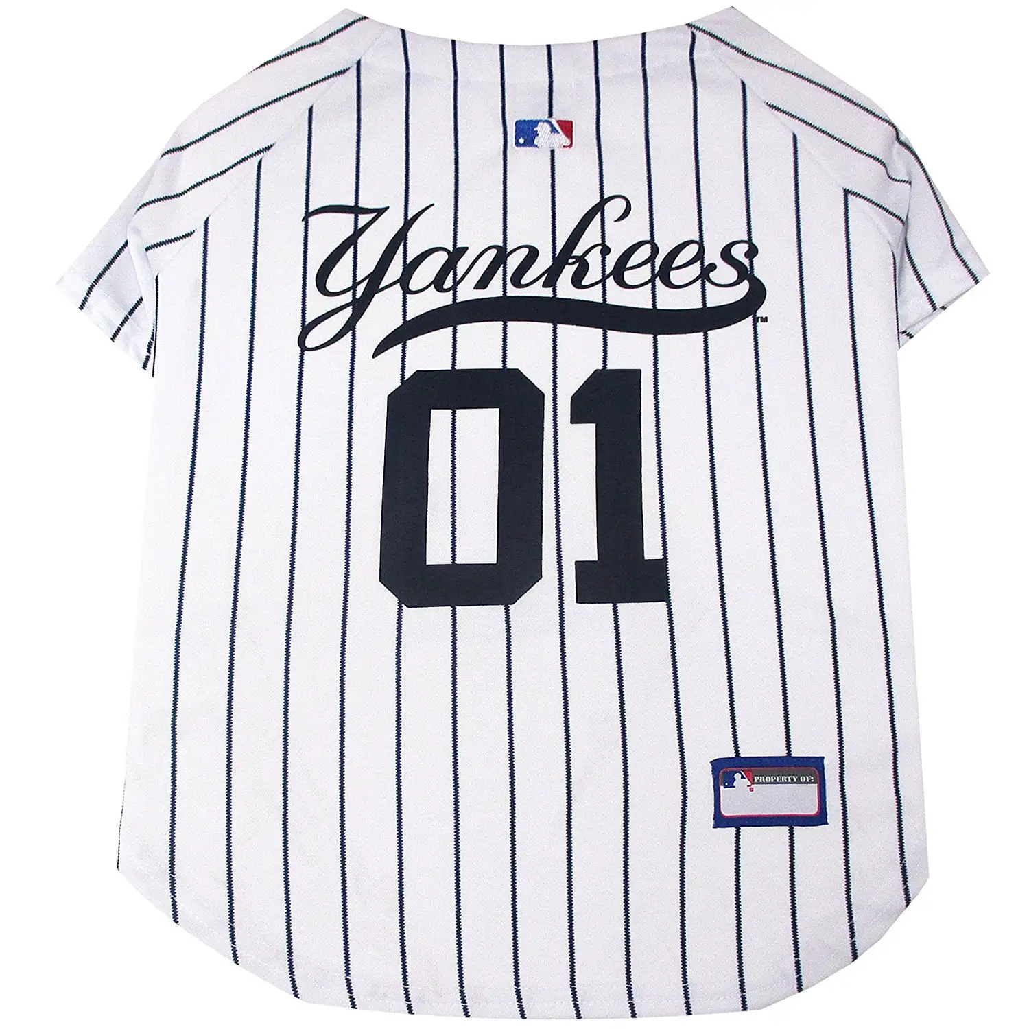 Pets First MLB New York Yankees Mesh Jersey for Dogs and Cats - Licensed Soft Poly-Cotton Sports Jersey - Medium