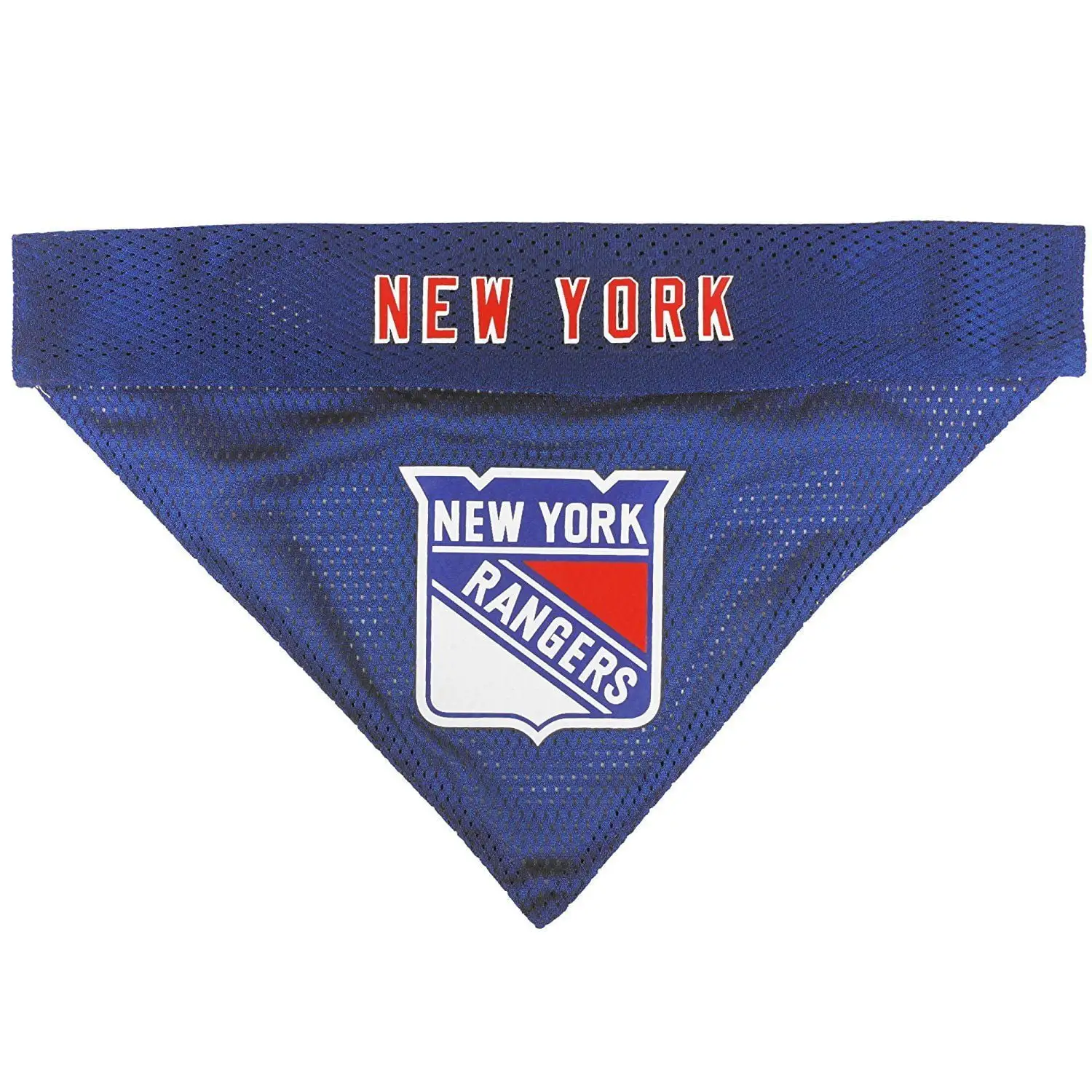 Pets First NHL New York Rangers Bandana! NEW Reversible Pet Bandana - 2 sided Premium Bandanna