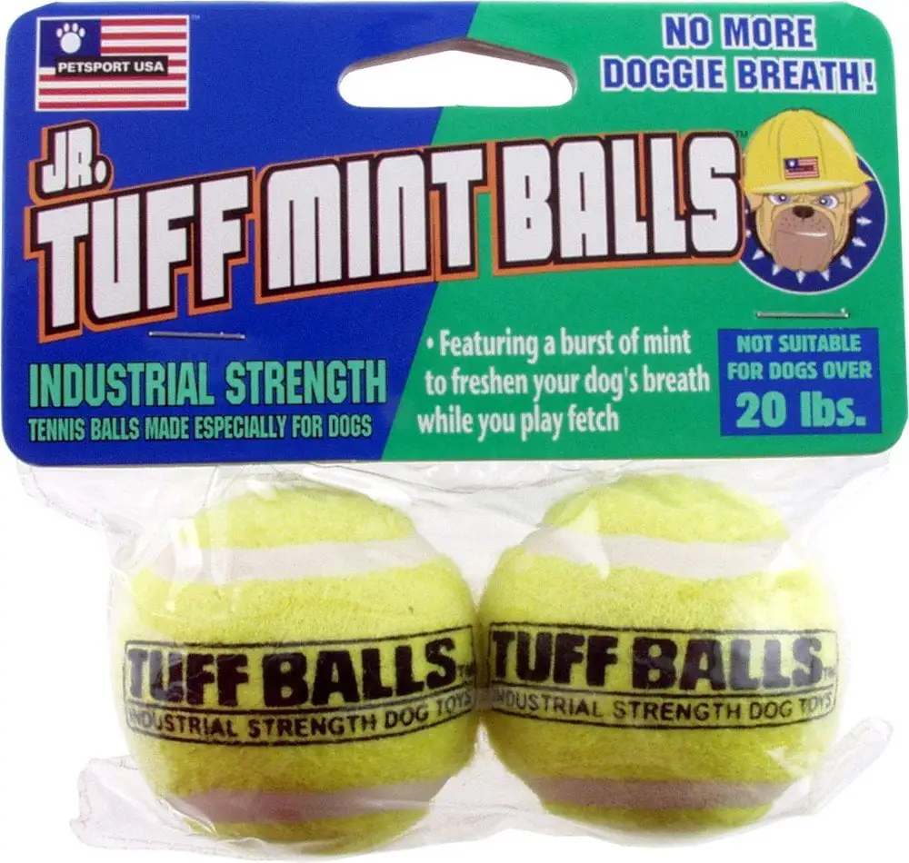 Petsport USA Jr. Tuff Mint Balls. 2 Pack