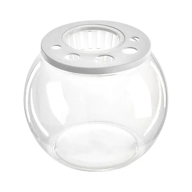 Plastic Fish Bowl Transparent Fish Tank Desktop Aquarium Fish Breeding Box