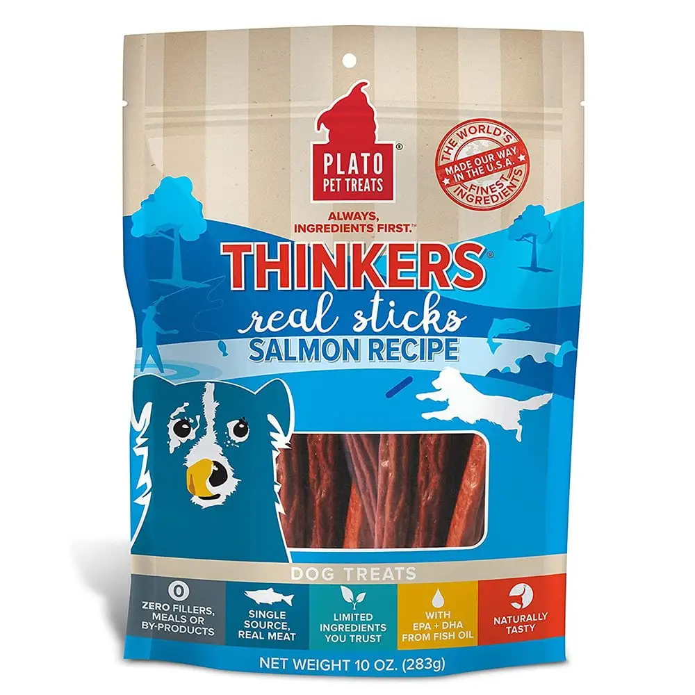 Plato Dog Thinkers Salmon 10oz