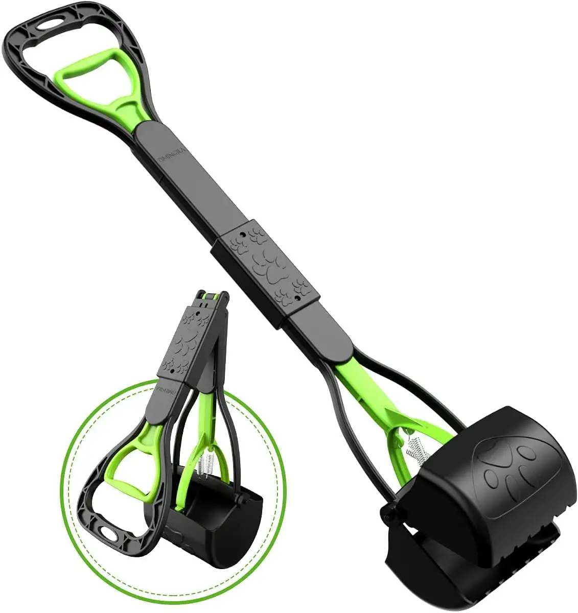 Pooper Scooper for Large Dog and Small Dogs 28 Long Handle Portable Great for Lawns Gravel