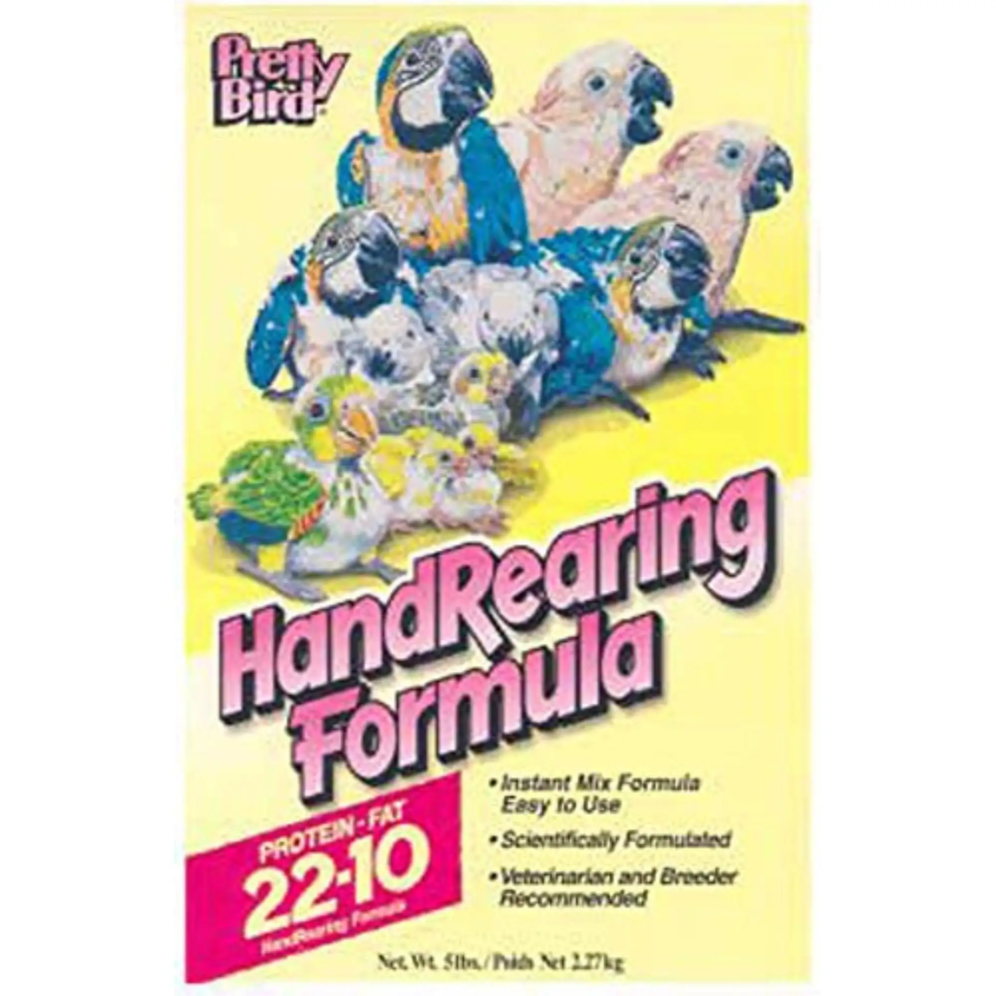 Pretty Pets 22/10 Handrearing Baby Bird Formula