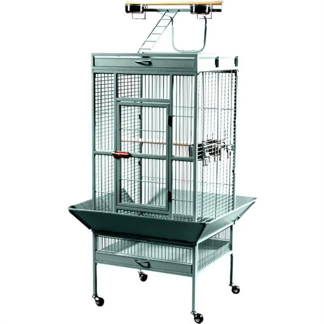 Prevue Pet Products 3152SAGE 24 in. x 20 in. x 60 in. Wrought Iron Select Cage - Sage