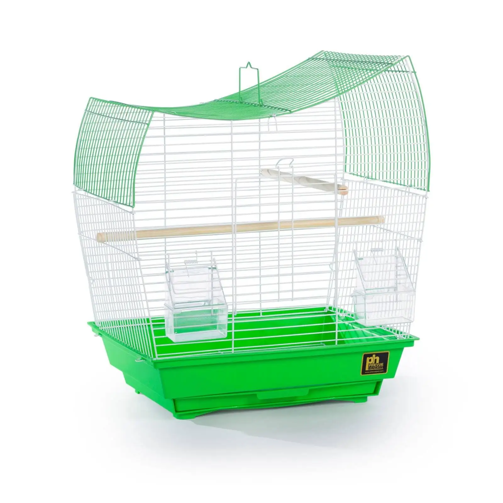 Prevue Pet Products Southbeach Wave Top Bird Cage Lime Green SP50081