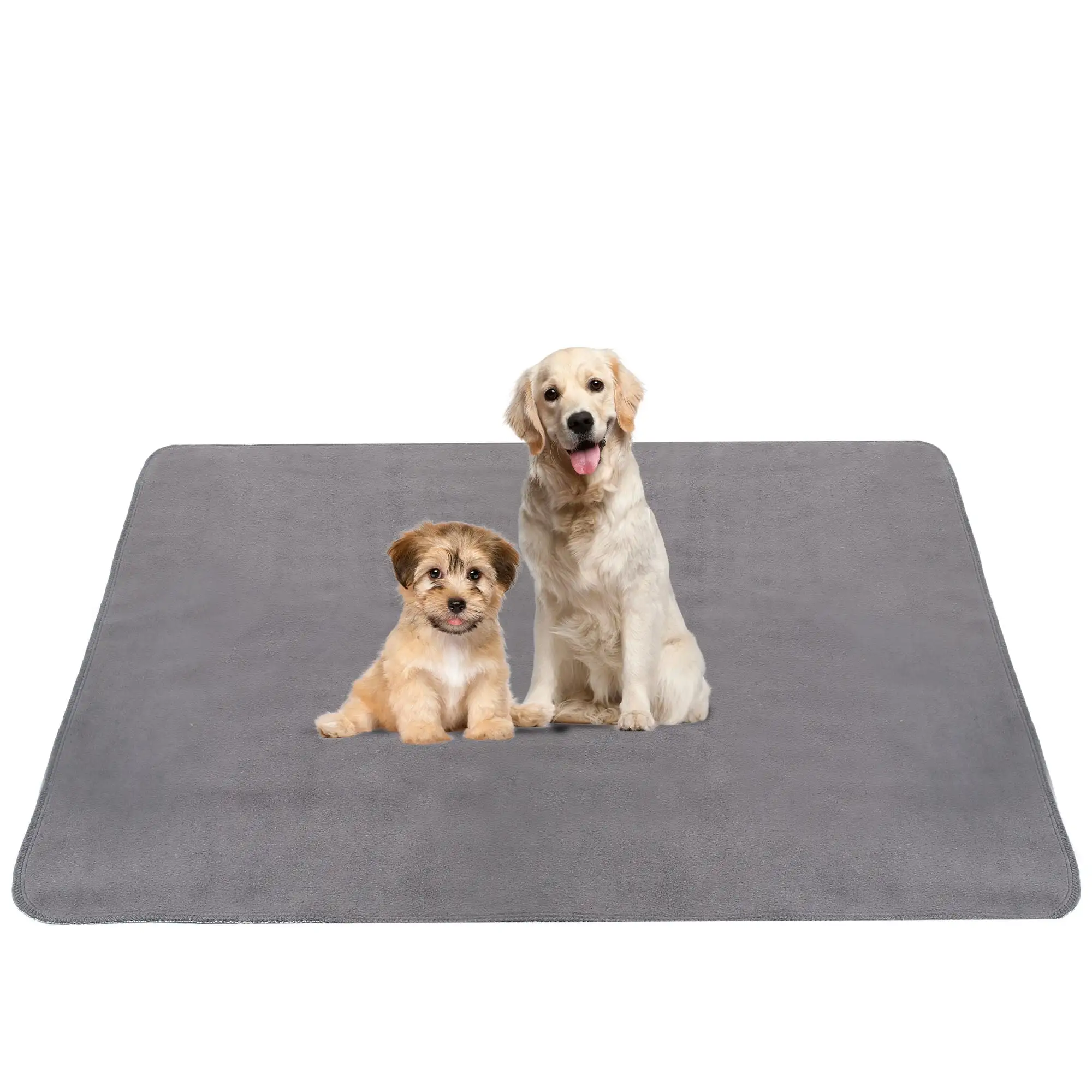 PrimePets Reusable Pee Pads for Dogs. Extra Large 54x54 in Washable Puppy Pad. Non-Slip