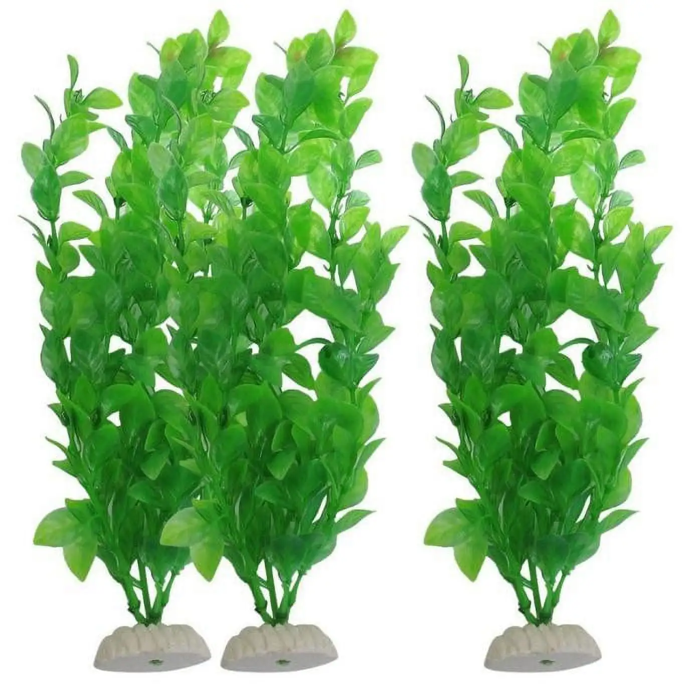 Prolriy Aquarium Accessories Clearance fish decorative 10.6-inch plants Green tank aquarium aquarium 3-Piece Aquarium accessories