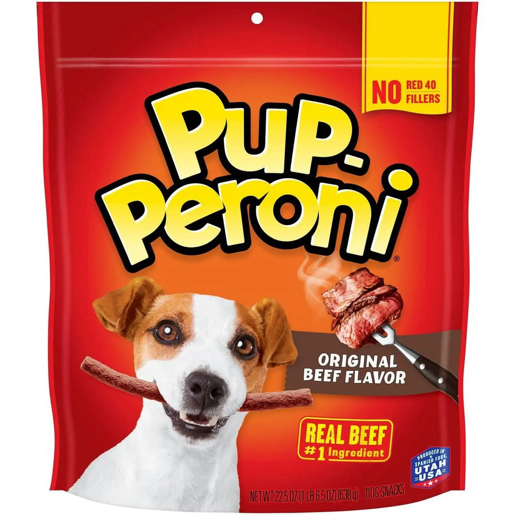 Pup-Peroni Dog Treats - For Dog - Chewy - Beef Flavor | Bundle of 5 Each