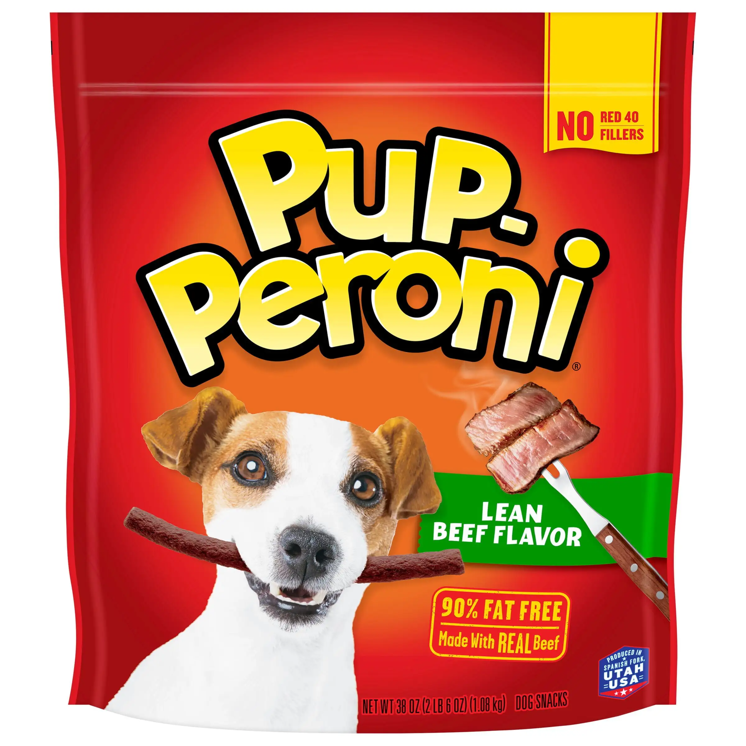 Pup-Peroni Lean Beef Flavor Dog Snacks. 38-Ounce Bag