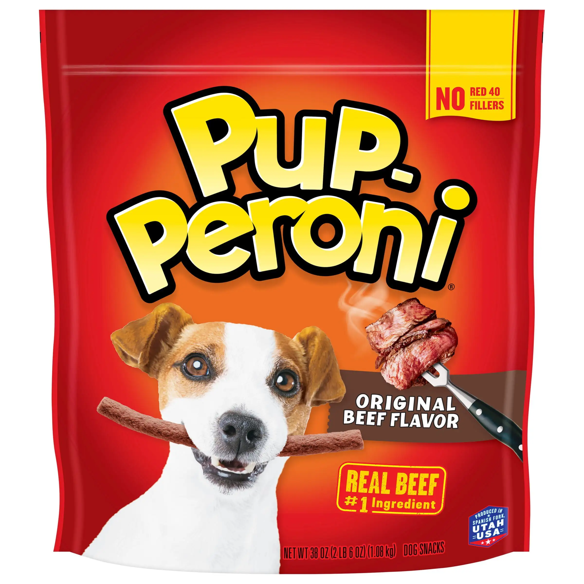 Pup-Peroni Original Beef Flavor Dog Snacks. 38-Ounce Bag