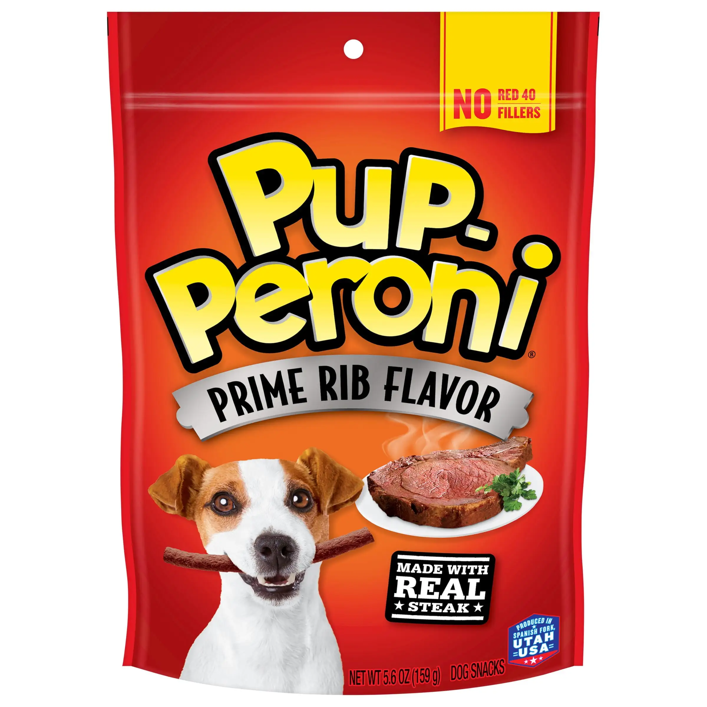 Pup-Peroni Prime Rib Flavor Dog Snacks. 5.6-Ounce