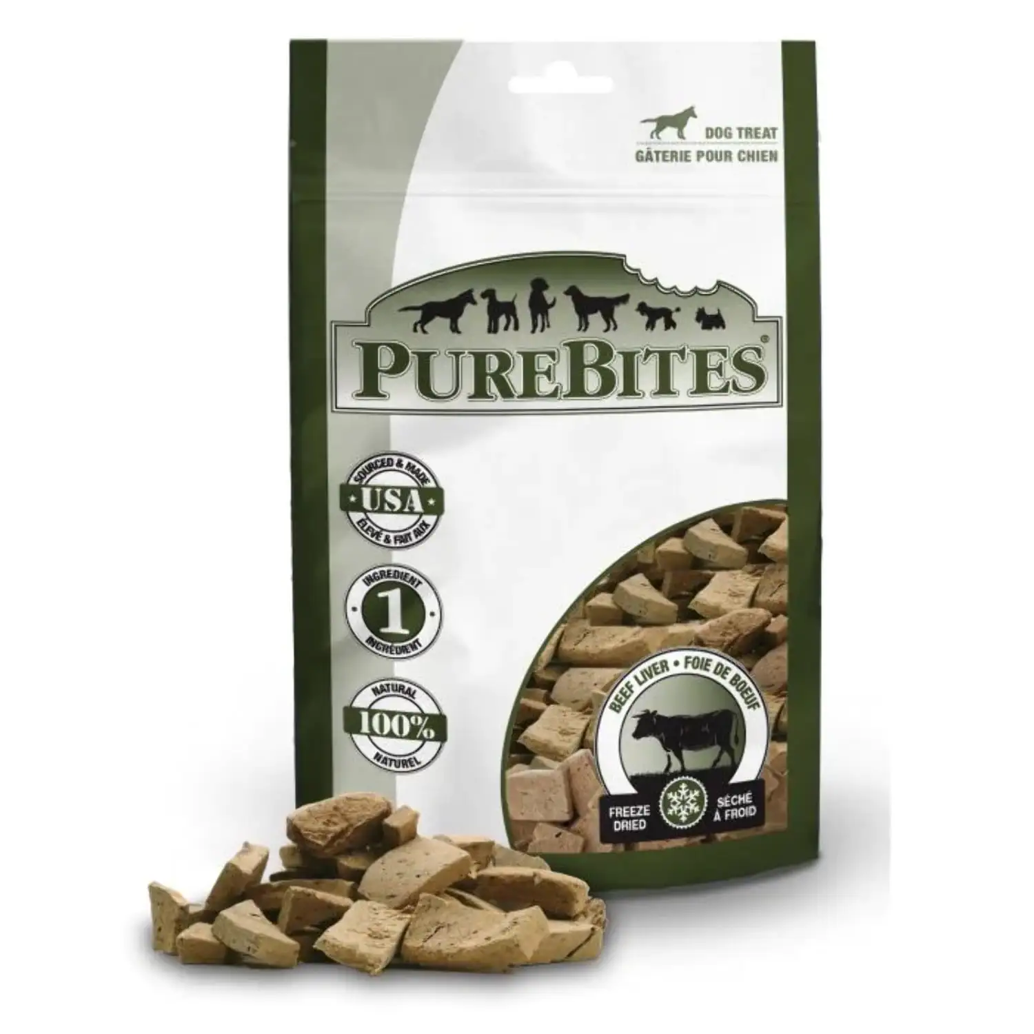 PureBites Beef Liver Freeze Dried Dog Treats. 4.2 oz