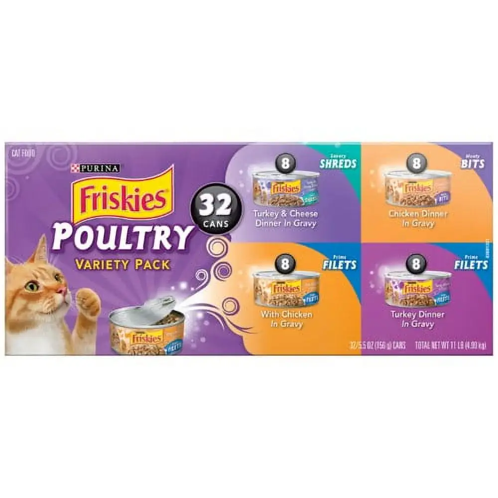 Purina 5.5 Oz Friskies Poultry Variety (Pack of 2)