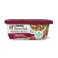 Purina Beneful High Protein. Gravy Wet Dog Food. Prepared Meals Beef Stew. 10 oz. Tub