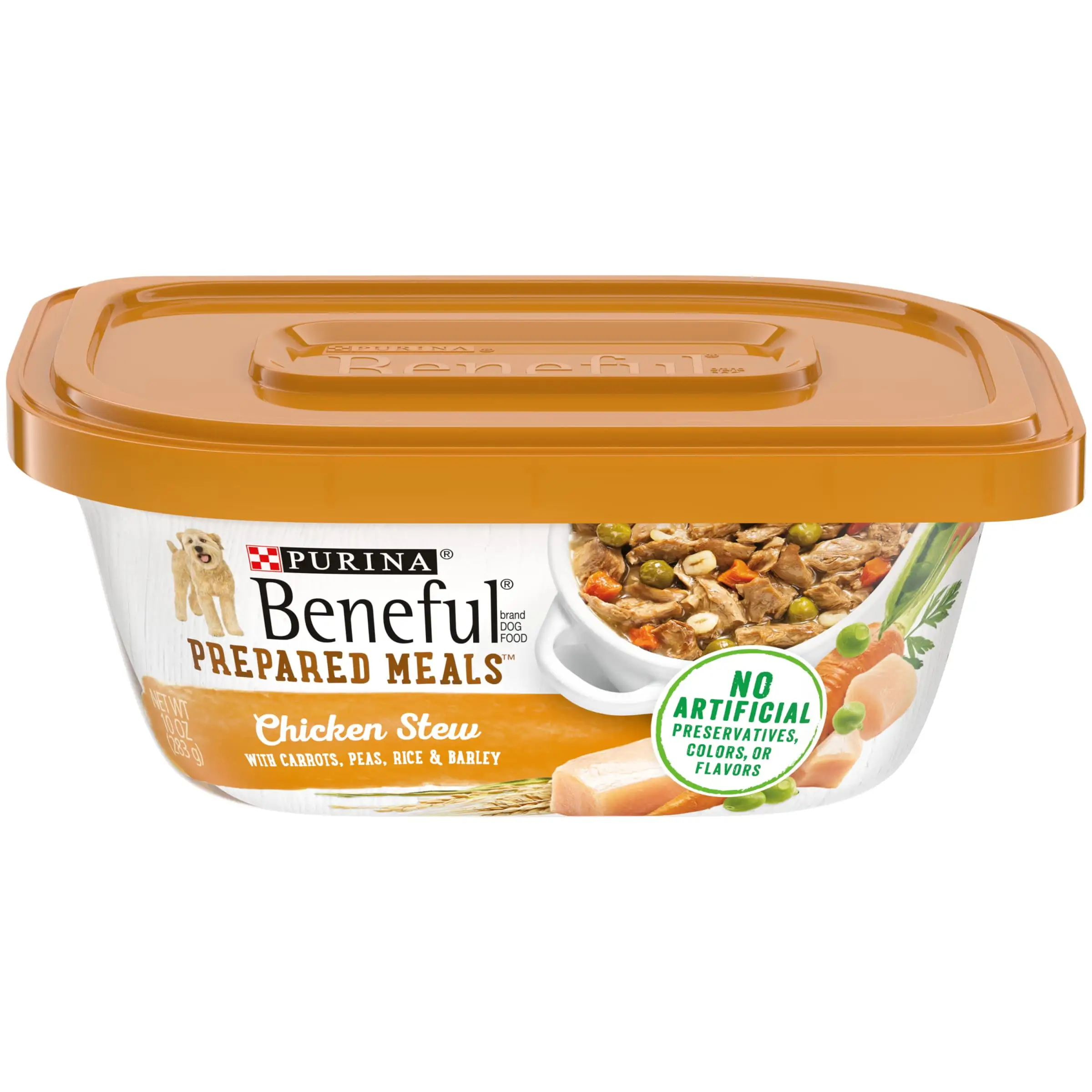 Purina Beneful Prepared Meals Chicken Stew Dog Food 10 oz. Plastic Tub