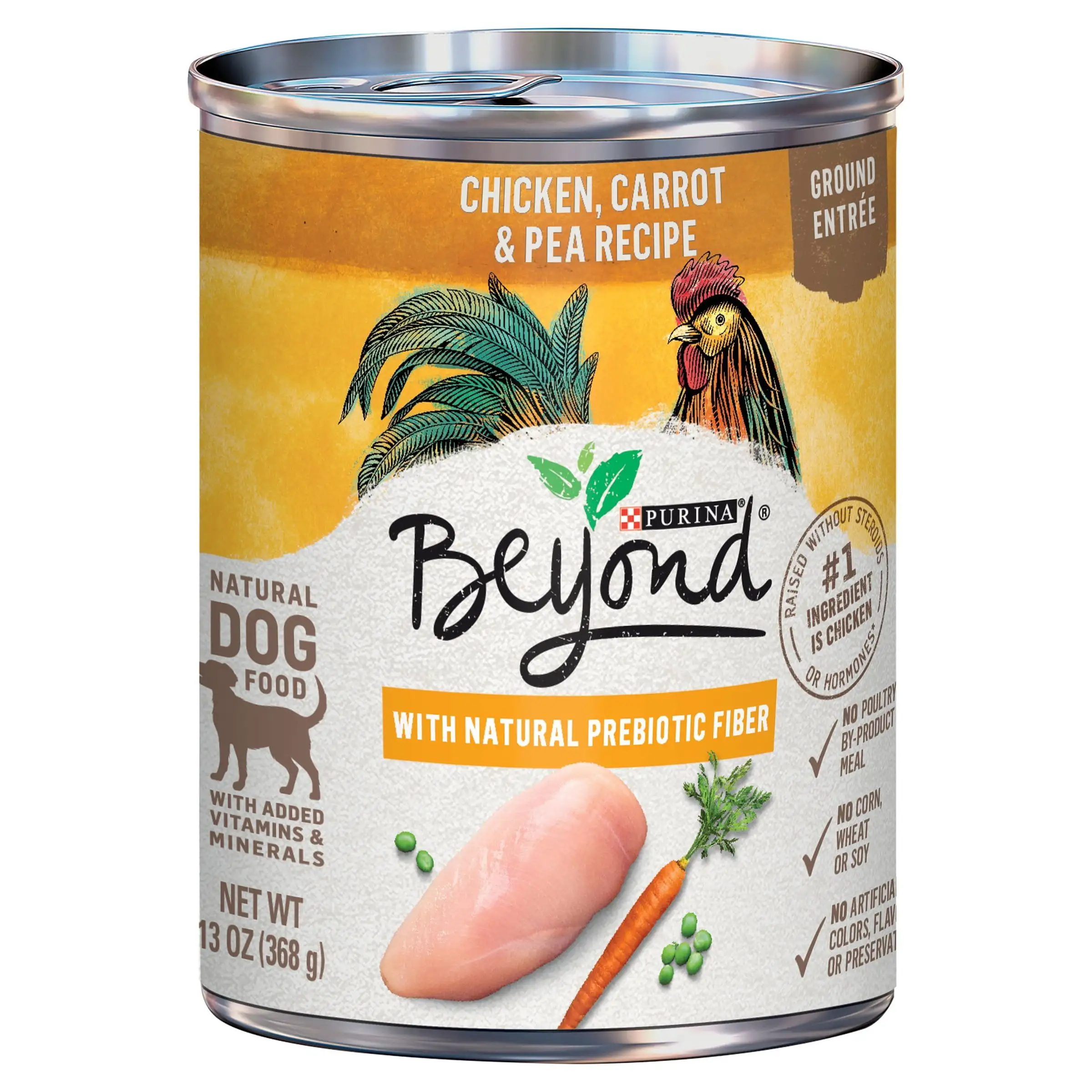 Purina Beyond Natural Wet Dog Food Pate Immune Health. Grain Free Chicken & Carrot. 13 oz Can