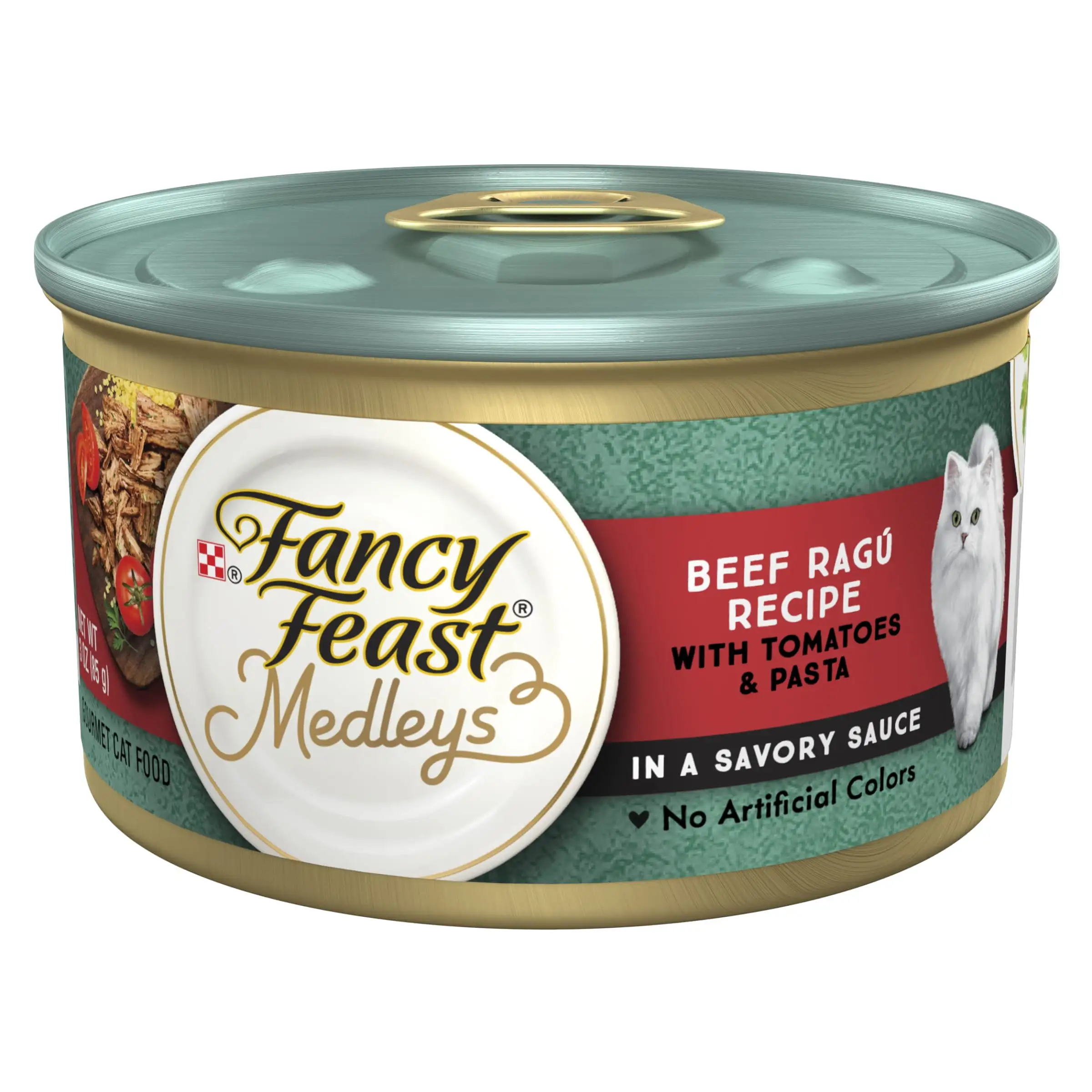 Purina Fancy Feast Medleys Wet Cat Food Beef Ragu. 3 oz Can