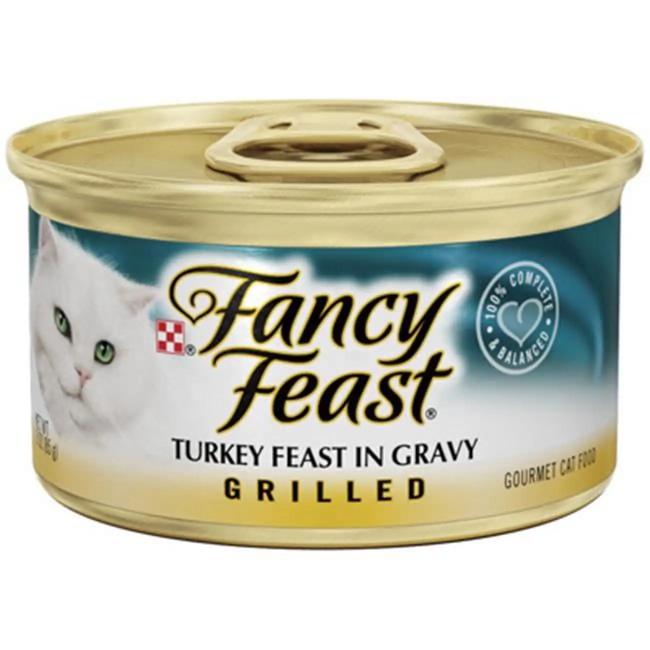 Purina Fancy Feast Wet Cat Food Turkey Grilled. 3 oz Can