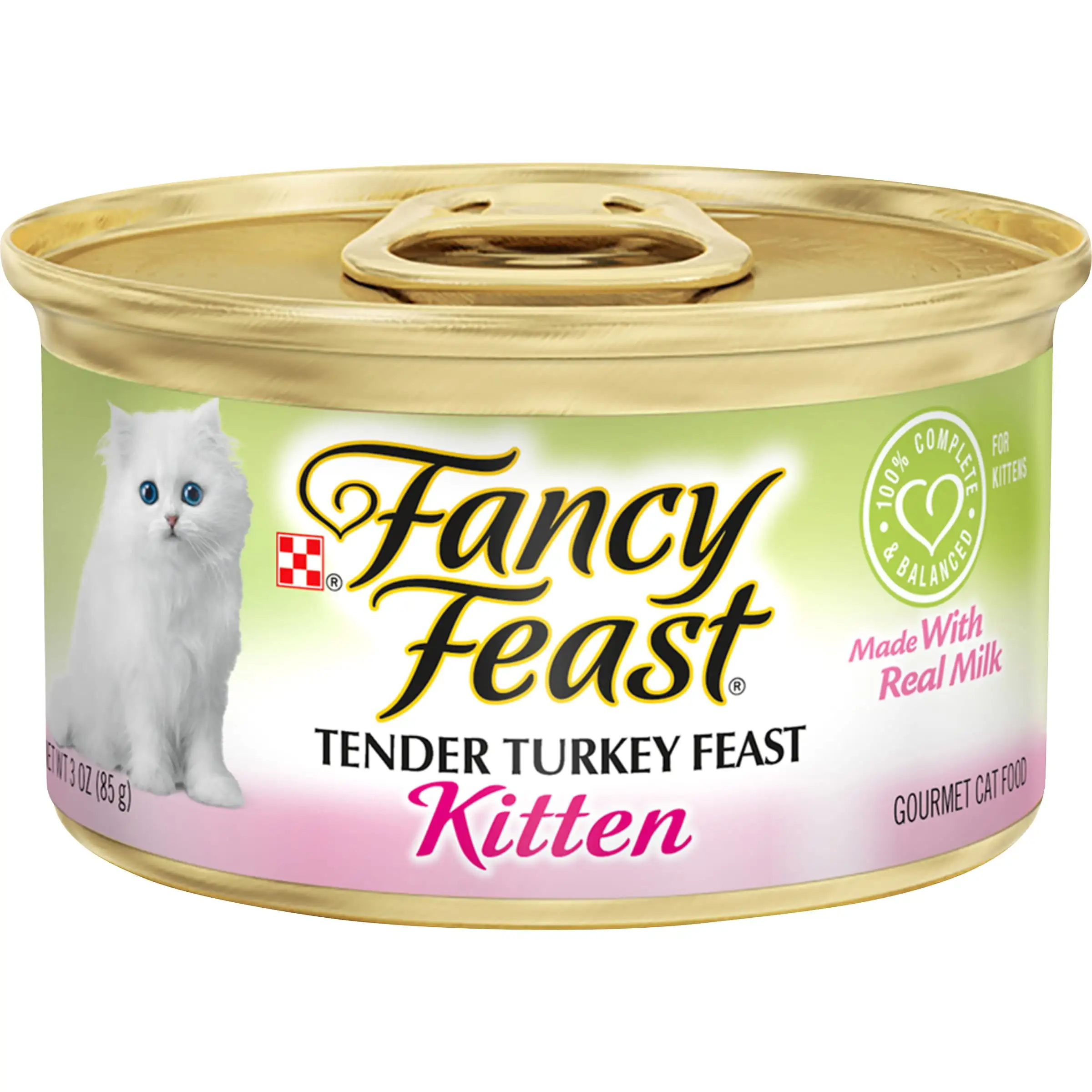 Purina Fancy Feast Wet Cat Food for Kittens. 3 oz Can single pack