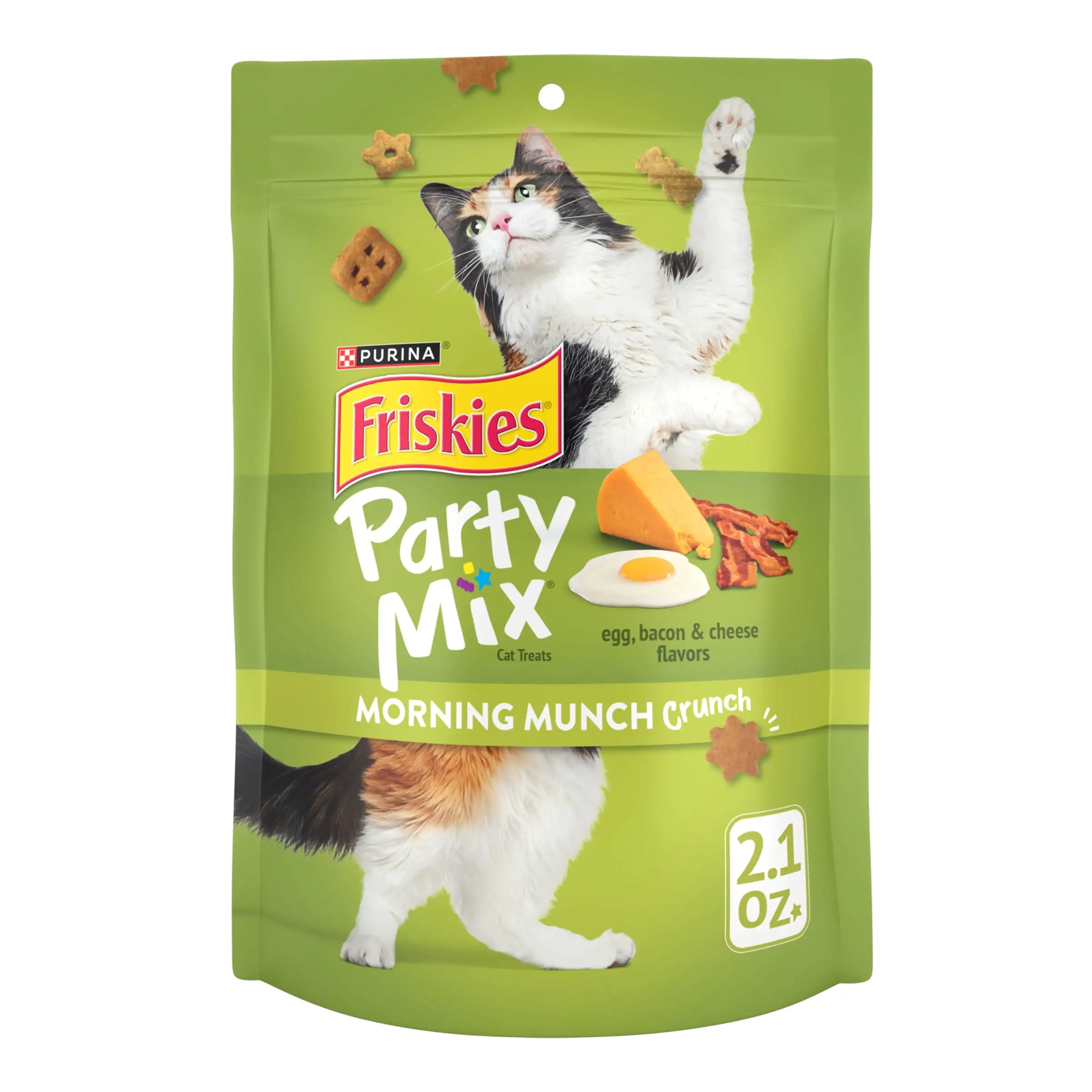 Purina Friskies Party Mix Morning Munch Crunch Cat Treats