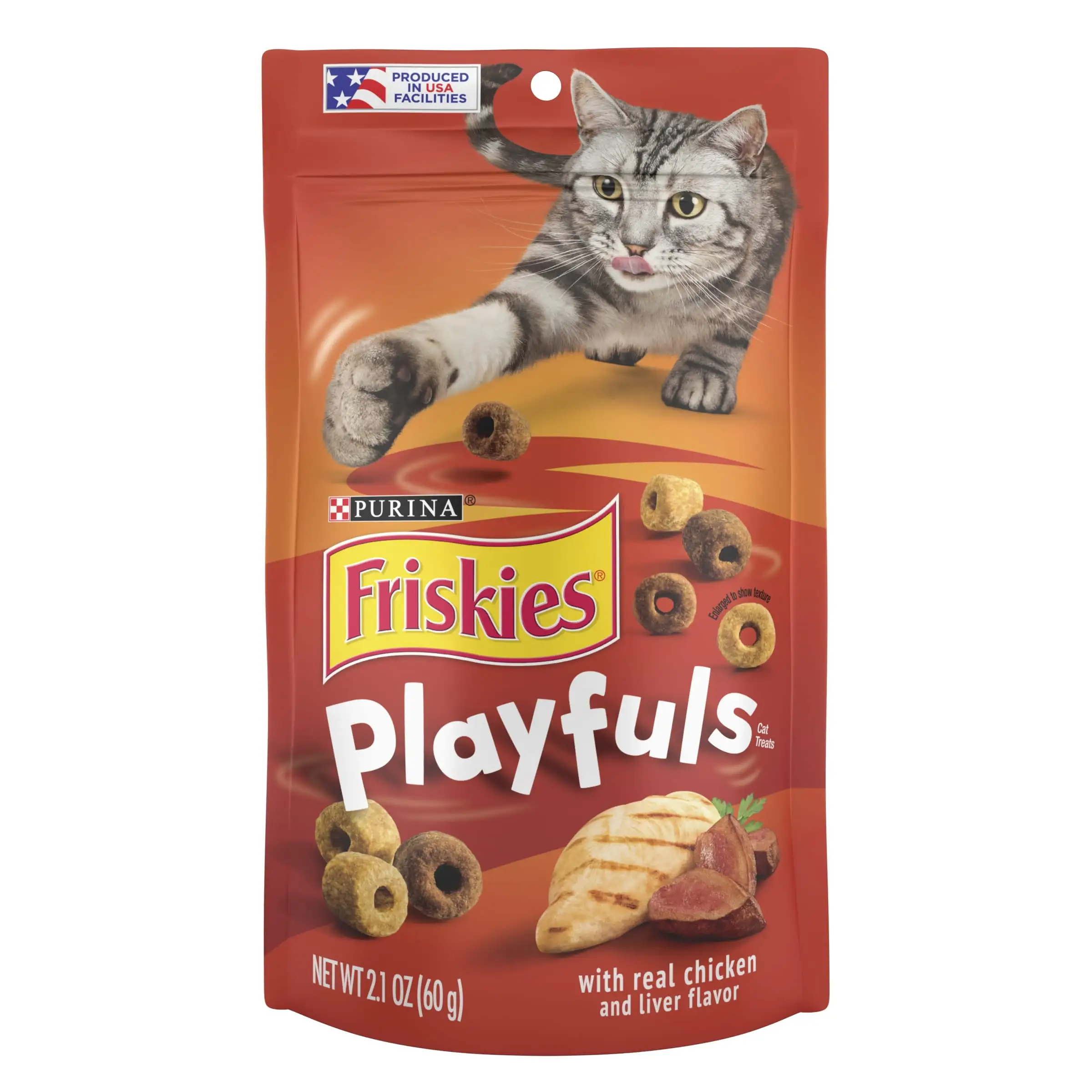 Purina Friskies Playfuls With Chicken and Liver Flavor Cat Treats