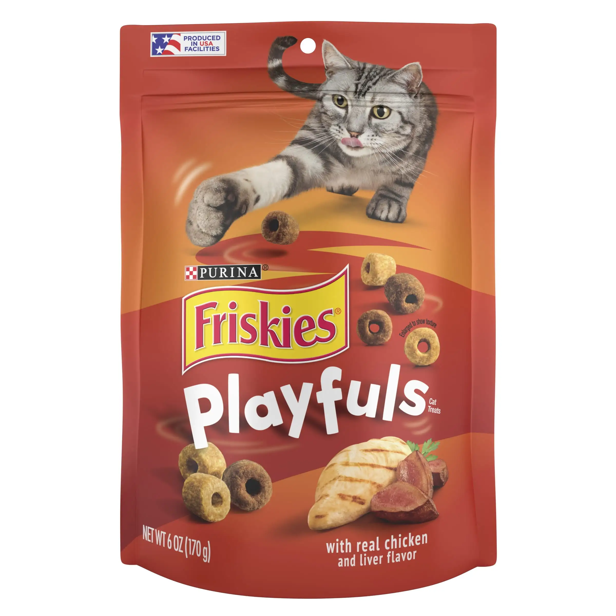 Purina Friskies Playfuls With Chicken and Liver Flavor Cat Treats