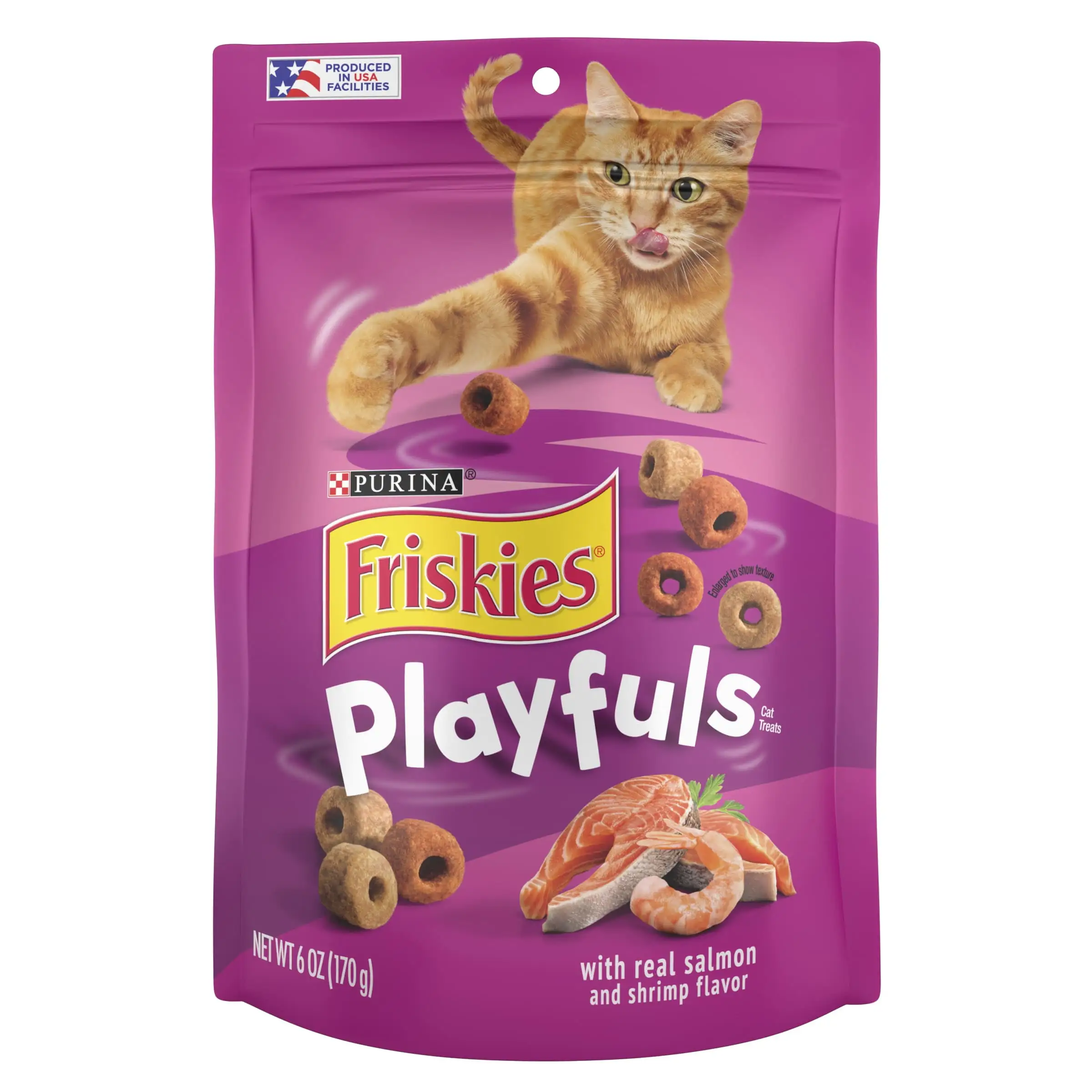 Purina Friskies Playfuls With Salmon and Shrimp Flavor Cat Treats