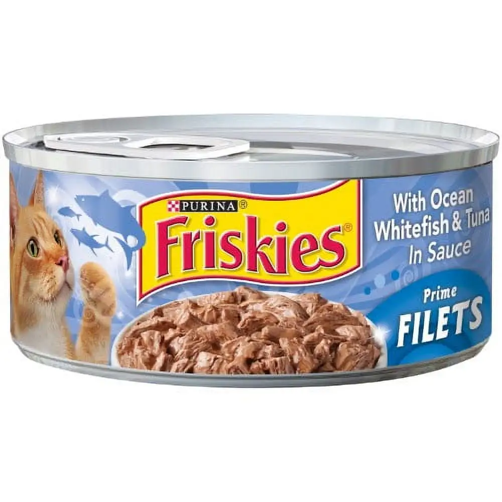 Purina Friskies Prime Filets with Ocean Whitefish & Tuna (Pack of 16)