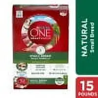 Purina ONE Natural Small Breed Dry Dog Food. +Plus Lamb & Rice Formula. 15 lb. Bag