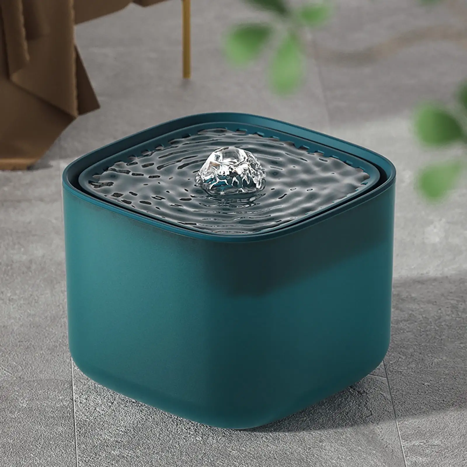 Qepwscx Pet Fountain. Automatic Circulating Filtration Water Dispenser Cat Water Fountain Dog Water Dispenser with Smart Pump for Cats. Dogs Green Plastic Clearance