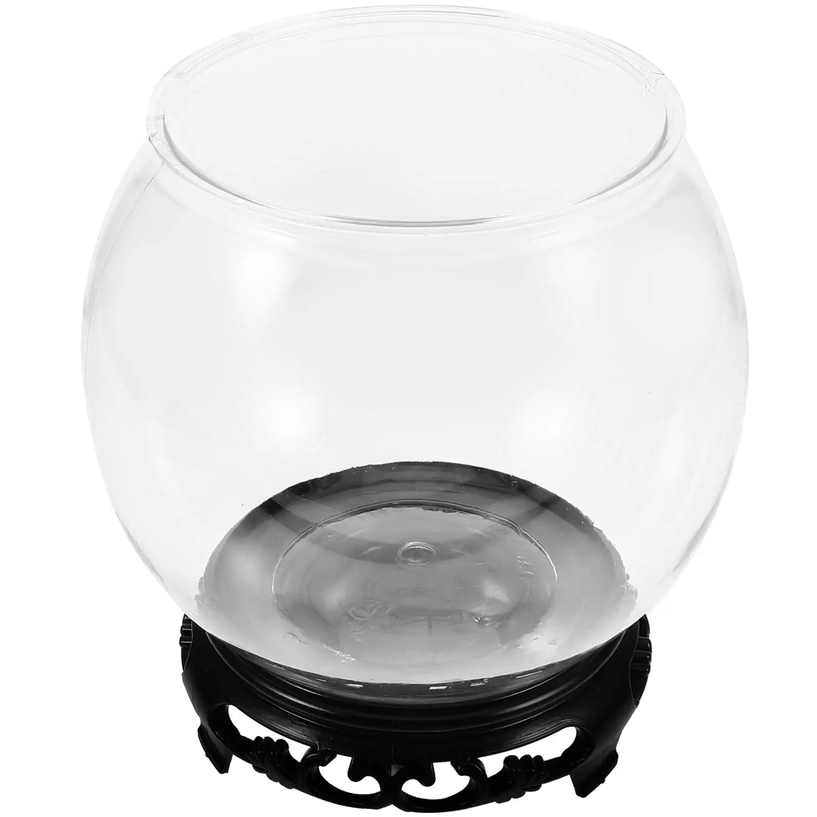 Qumonin Goldfish Bowl with Stand Hydroponic Planter