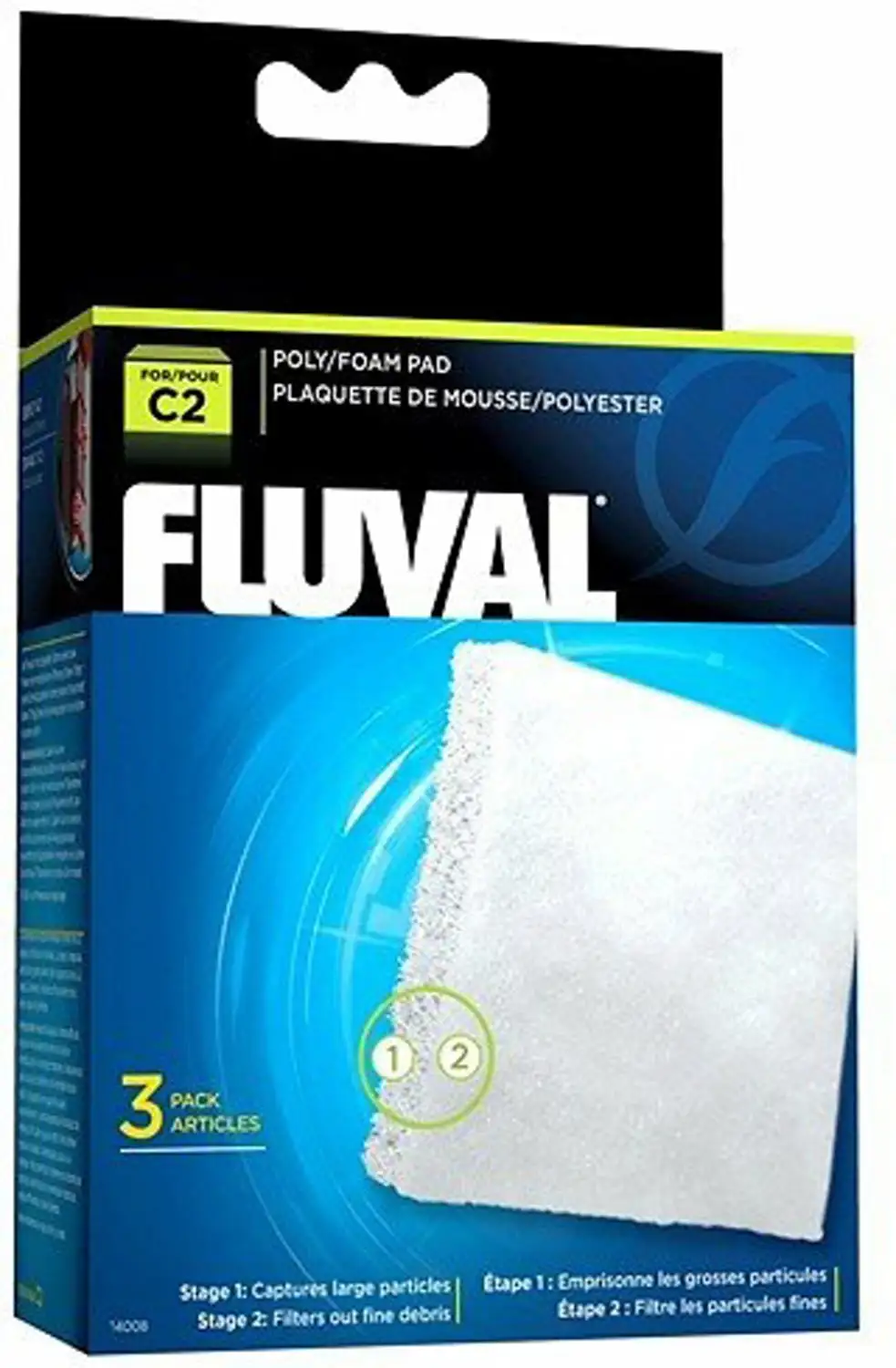 RC Hagen 14008 Fluval C2 Poly Foam Pad 3-pack