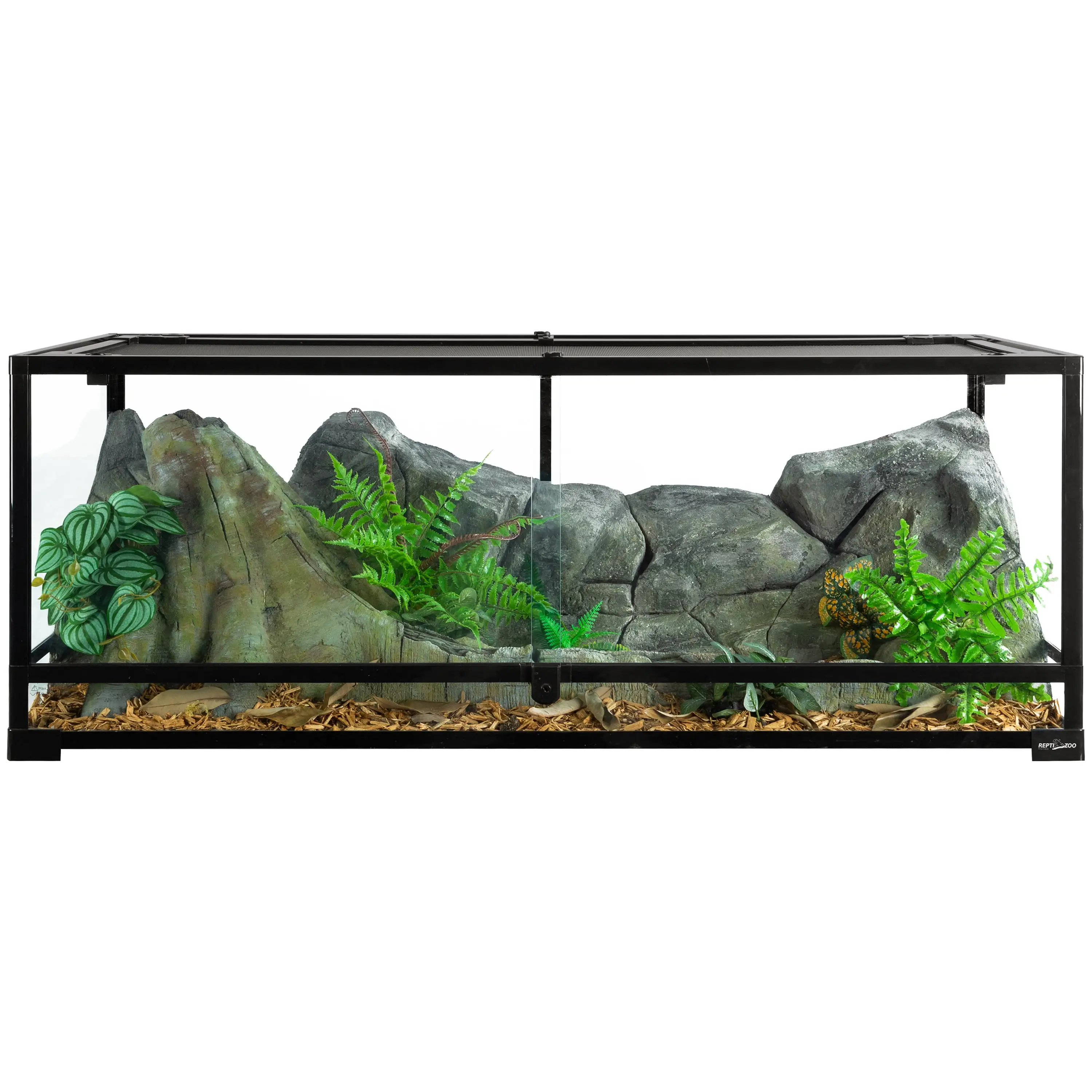 REPTIZOO Knock-down Glass Terrarium. Extra-long. 48L×18W×18H. Easy Assembly