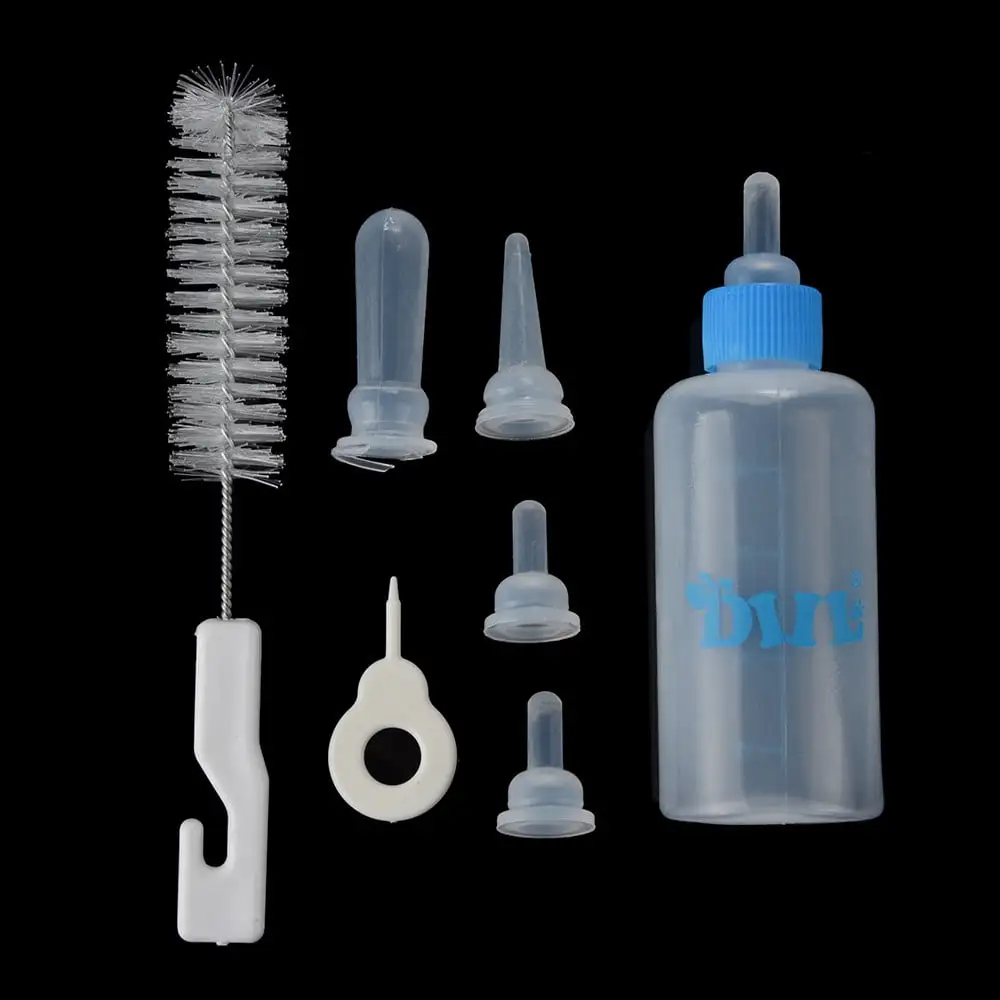 RKSTN Pet Nursing Bottle Kits - Cat Nursing Set for Orphaned and Newborn Kittens - Cat Feeding Bottle - for Newborn Kittens. Puppies. Rabbits. Small Animals Lightning Deals of Today on Clearance