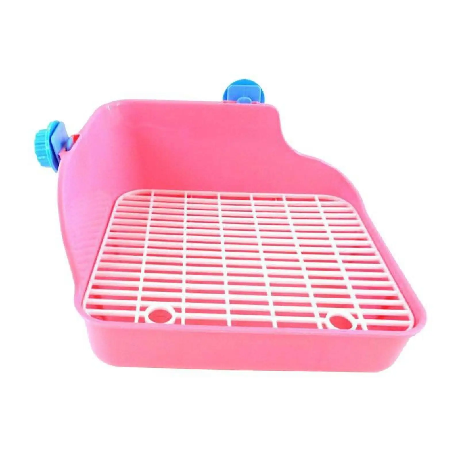 Rabbit Litter Box Pet Toilet Cage Trainer Corner Potty Cleaner for Guinea Pigs Chinchilla Ferret Bunny Hedgehog Small Animals