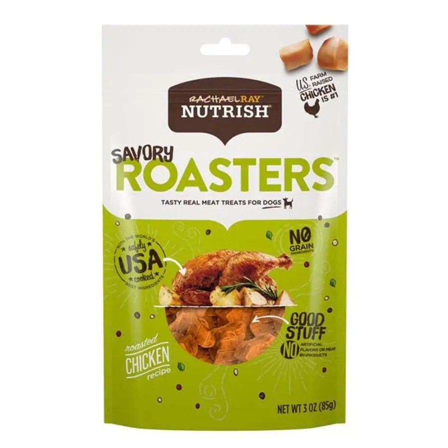 Rachael Ray NUTRISH Savory Roasters Dog Treats Chicken. 12 oz