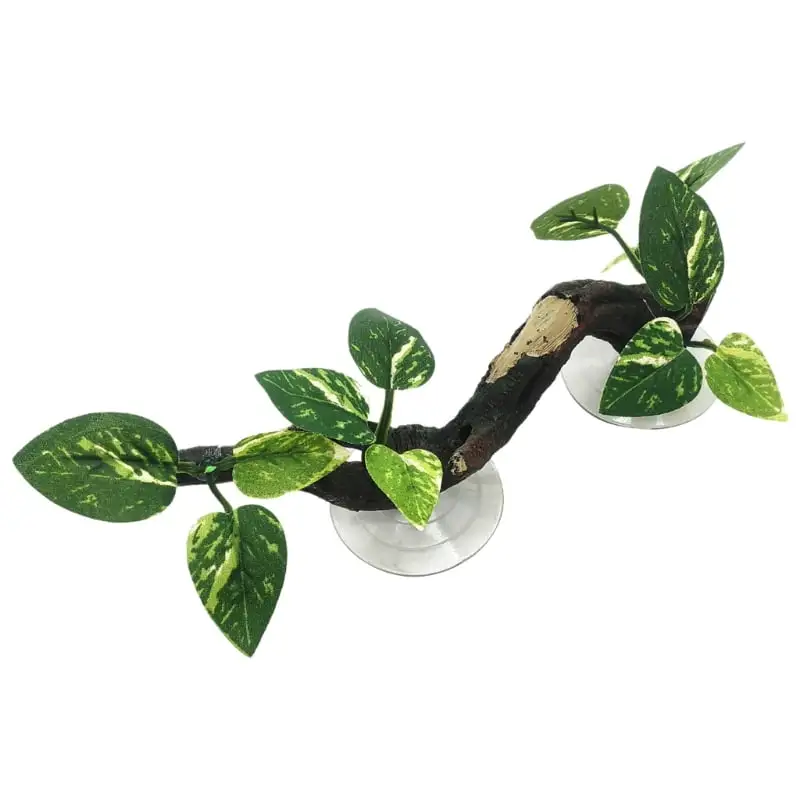 ??Ready Stock?? Terrarium Plant for Snake Artificial Climbing Branch Reptiles Corner Tree Plant