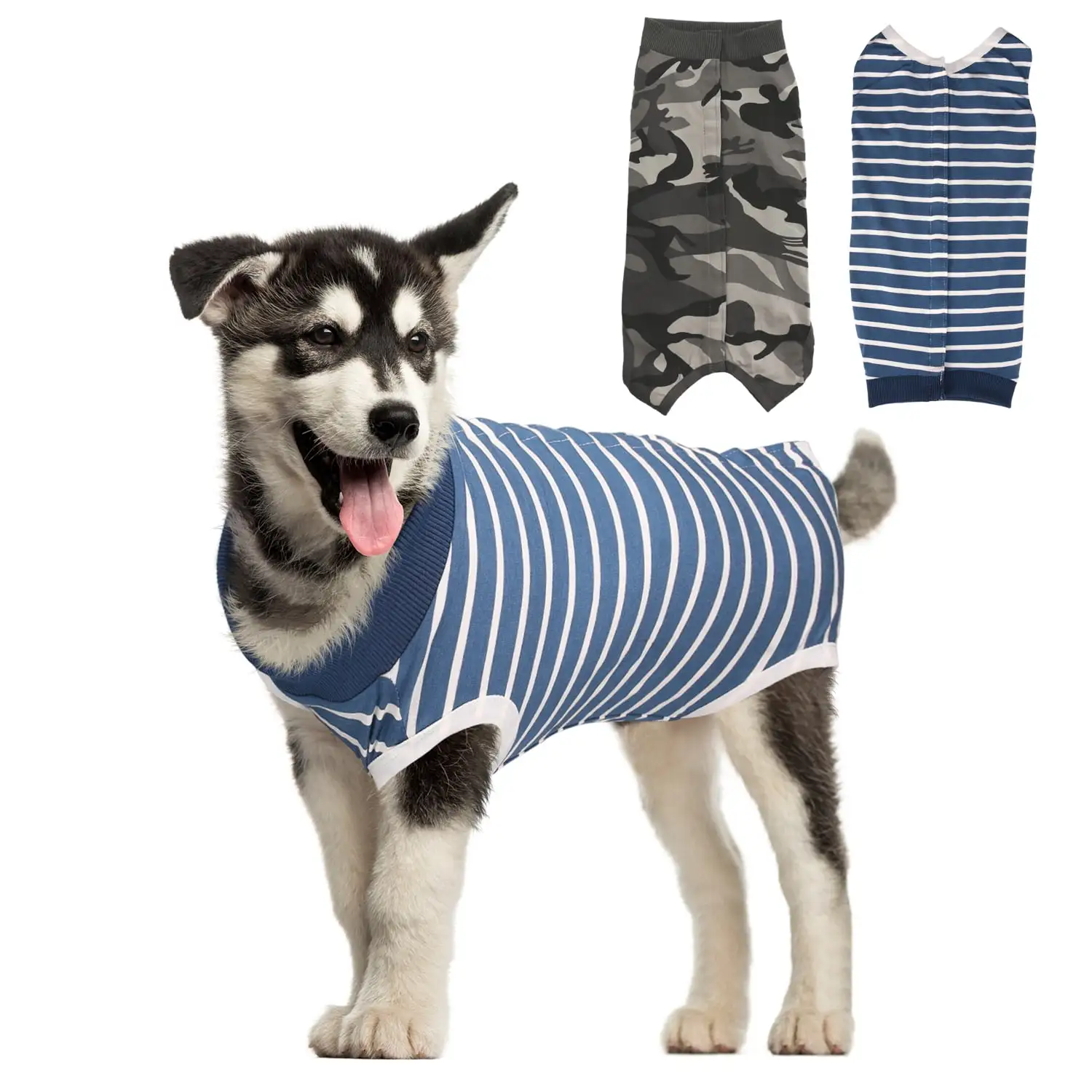 Recovery Suit for Dogs Cats After Surgery. Recovery Shirt for Male Female Dog Abdominal Wounds Bandages Cone E-Collar Alternative. Anti-Licking Pet Surgical Recovery Snuggly Suit. Soft Fabric Onesie