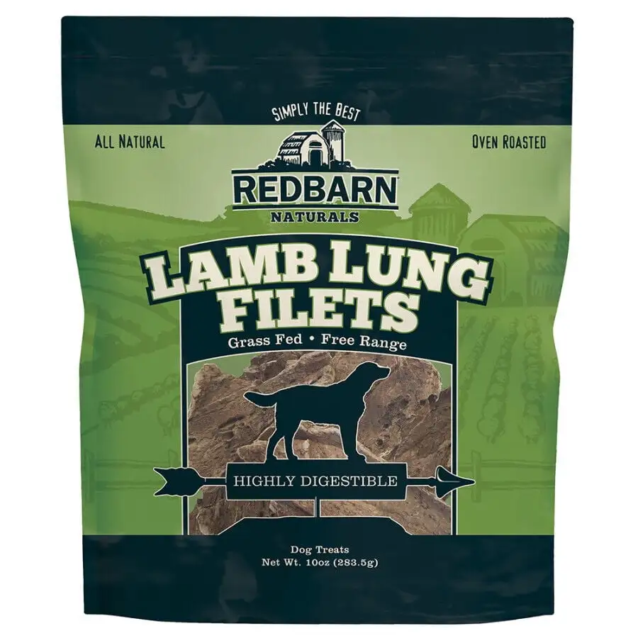 Redbarn Pet Products Lamb Lung Training Dog Treats