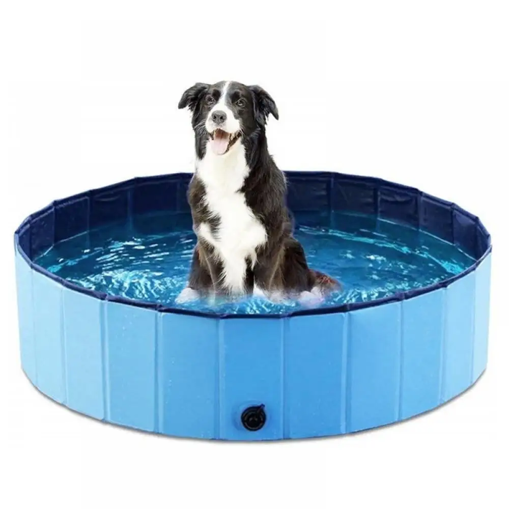 Retap Foldable Pet Swimming Pool Bath Wash Tub for Cats and Dogs. Blue