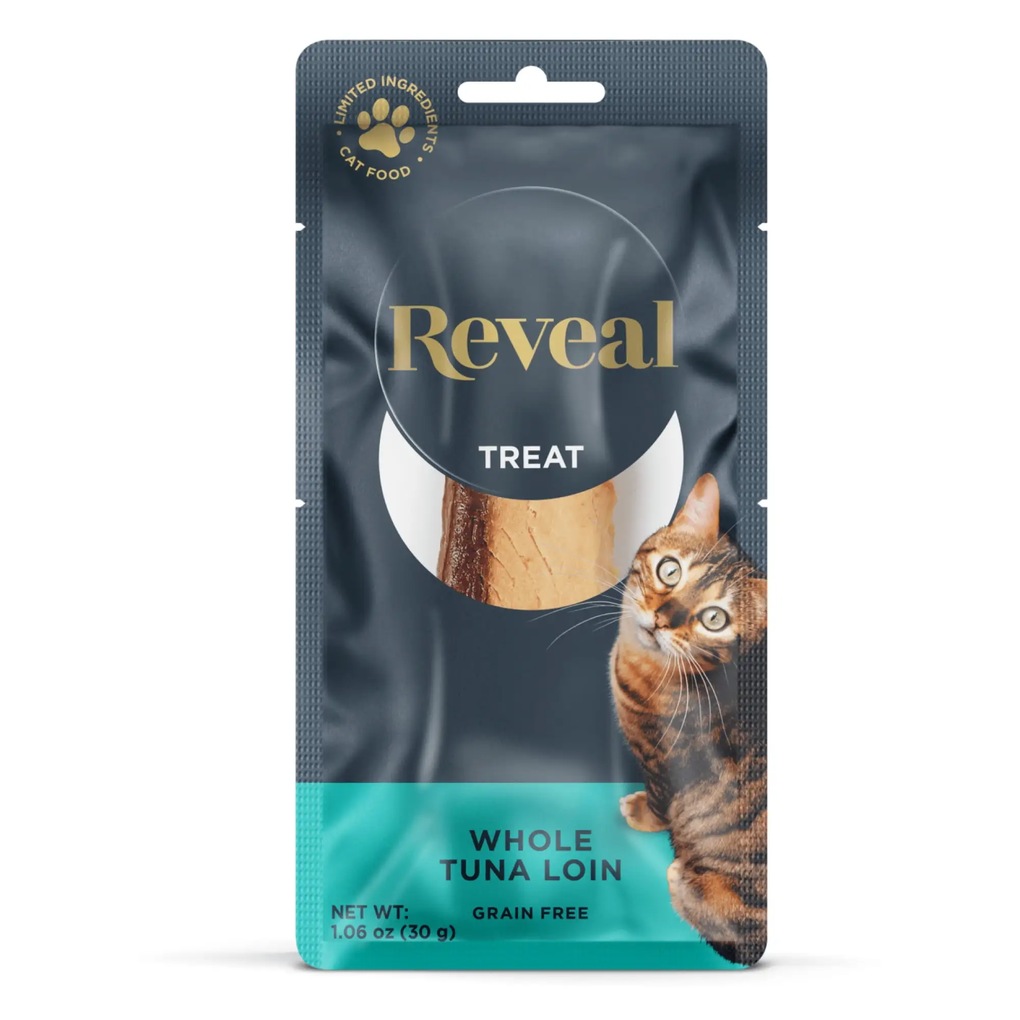 Reveal Natural Cat Treat. Whole Tuna Loin. 1.06 oz (Reveal Pet Food)